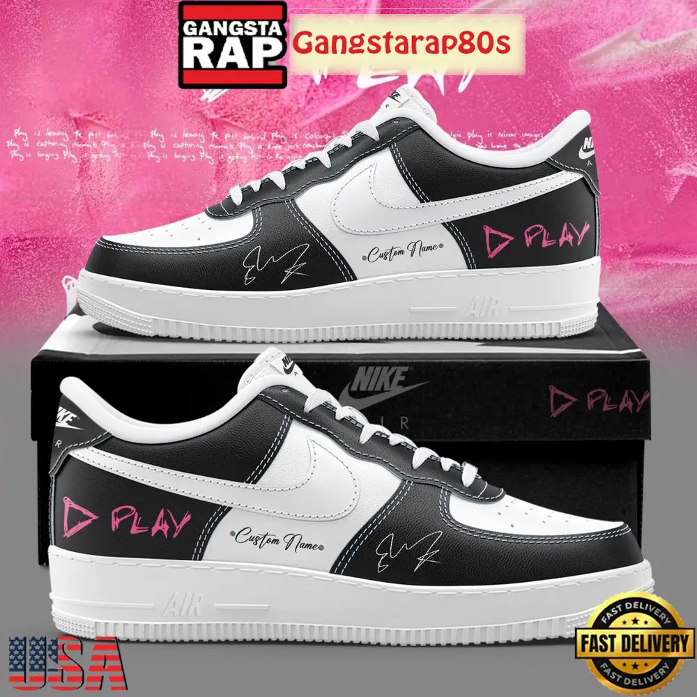 Ed Sheeran Play The Tour Custom Air Force 1 Shoes Running Sneakers