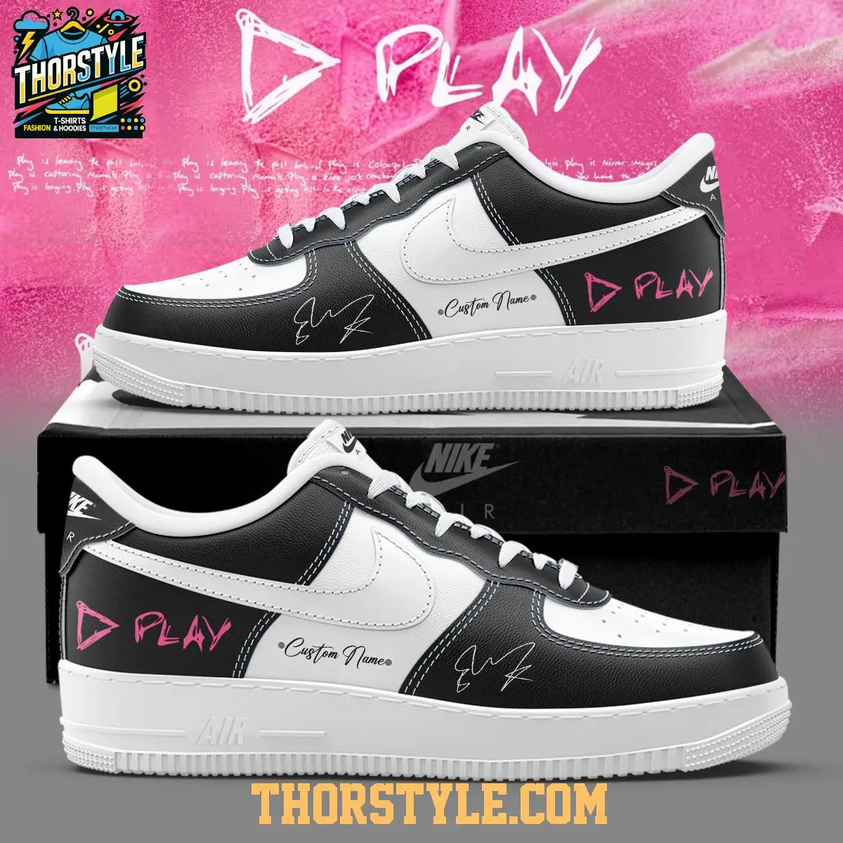 Ed Sheeran Play Tour 2026 Celebrating Personalized Air Force 1 Shoes