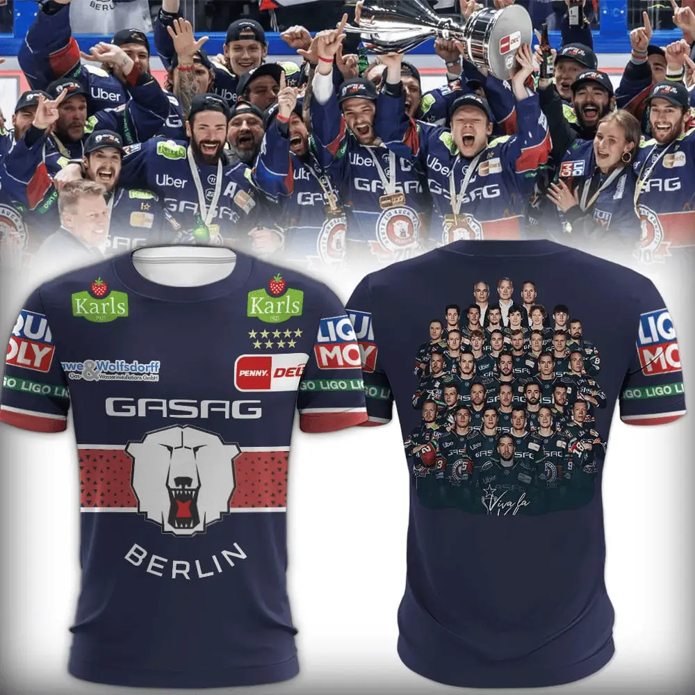 Eisbaren Berlin Hockey Team Jersey Eisbaren Berlin Merch Fathers Day Presents For Hockey Fan - Tazila
