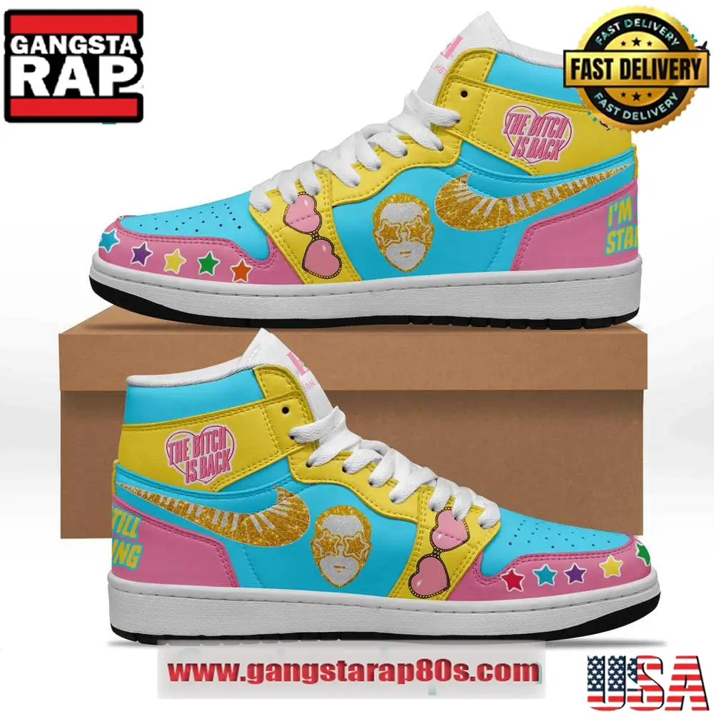 Elton John The Bitch is Back Limited Edition Air Jordan 1 Sneakers Shoes