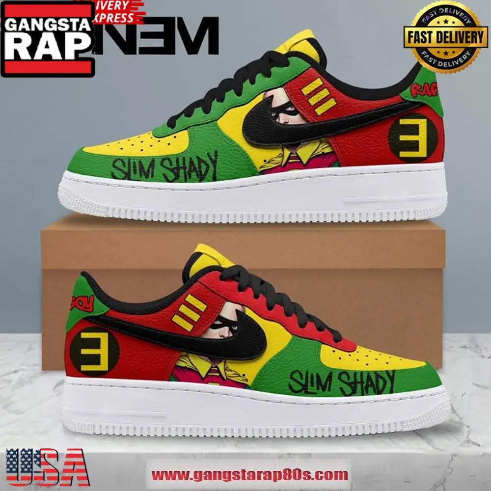 Eminem Houdini Slim Shady Air Force 1 Sneakers Shoes Sneaker