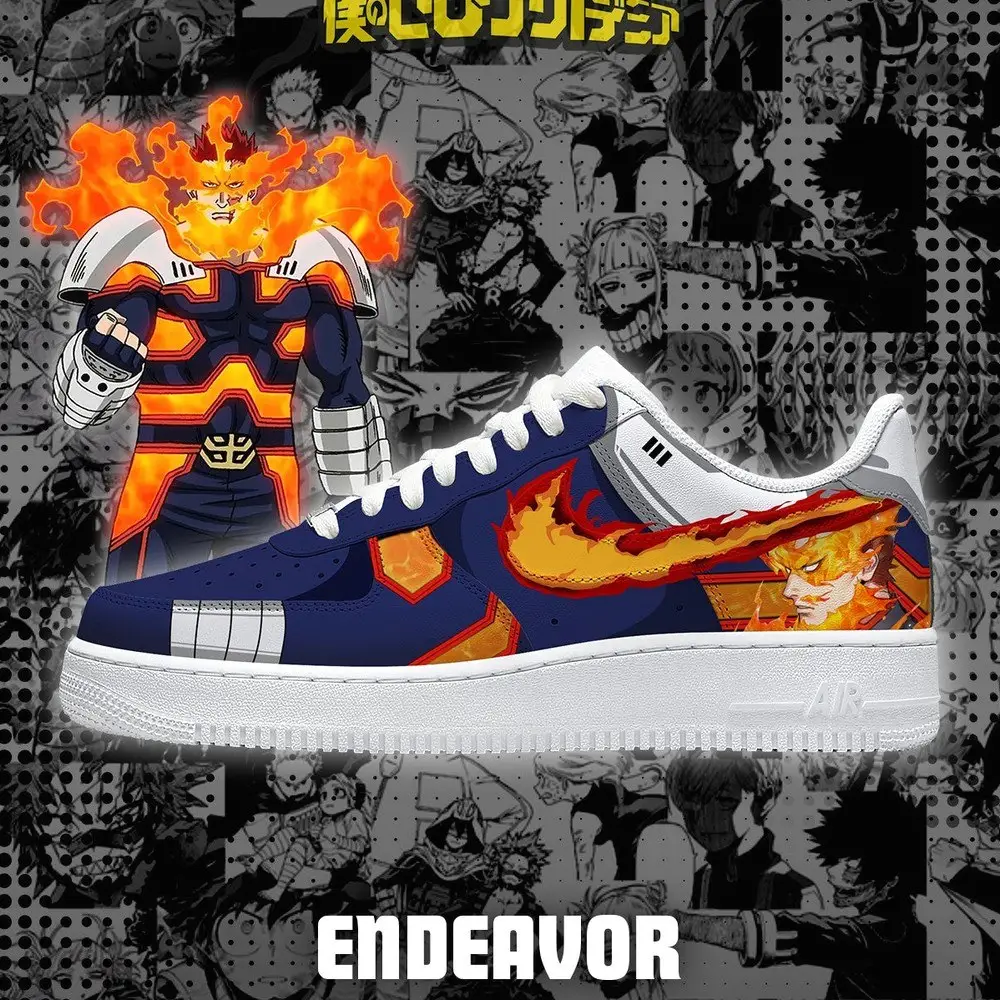 Endeavor My Hero Academia AF1 Shoes
