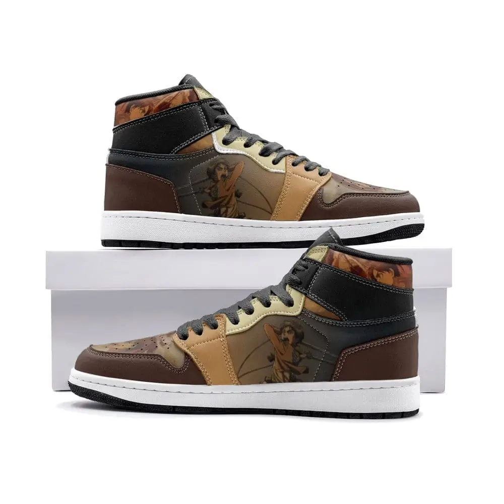Eren Yeager Shingeki No Kyojin Air Jordan 1 High Top Shoes Eren Yeager Shingeki No Kyojin Air Jordan 1 High Top Shoes - Image 1