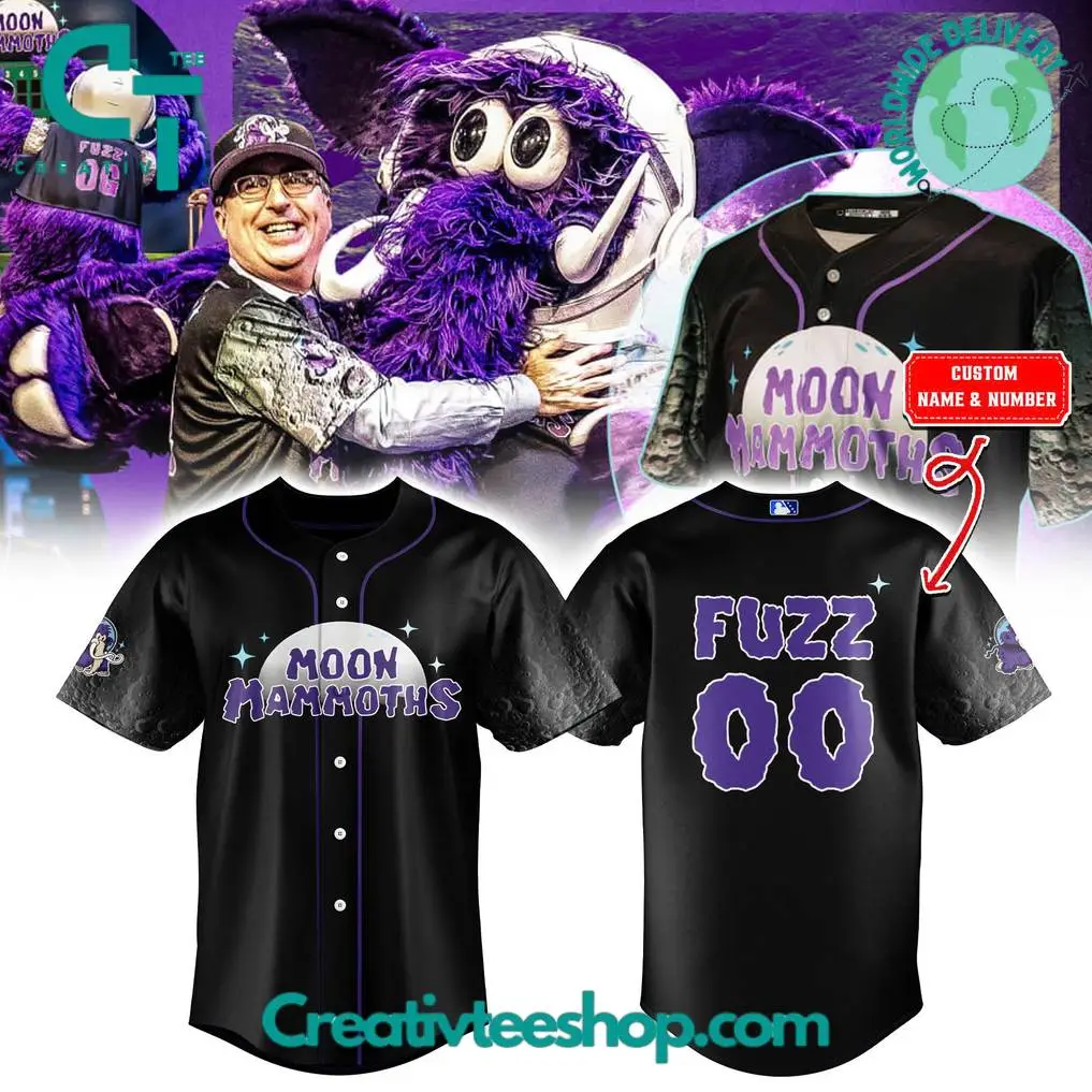 Erie Seawolves Br Moon Mammoths Special Edition Baseball Jersey