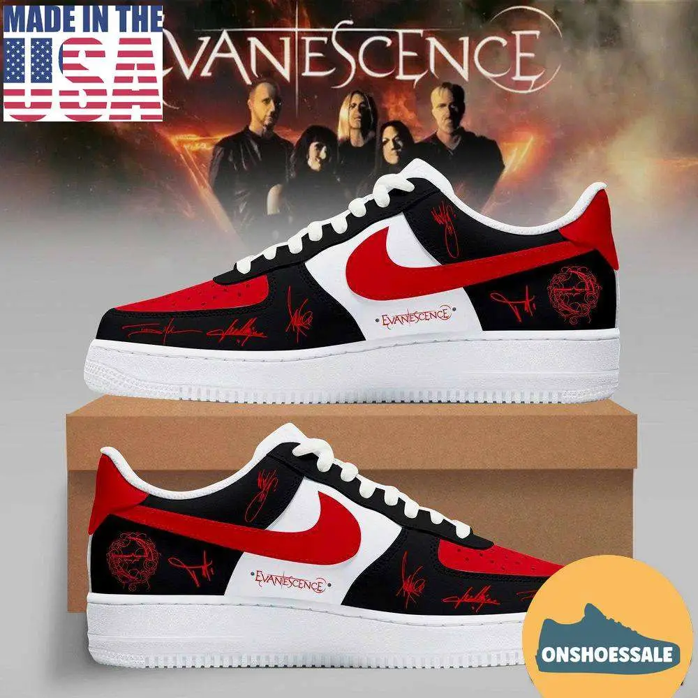 Evanescence US & UK 2026 World Tour Custom Air Force 1 Shoes, Gift For Fans - Best Gift Shoes