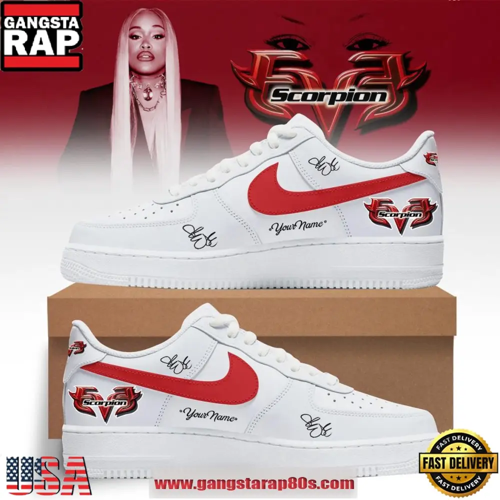 Eve Scorpion Tour 2026 Custom Name Nike Air Force 1 Shoes Running Sneakers