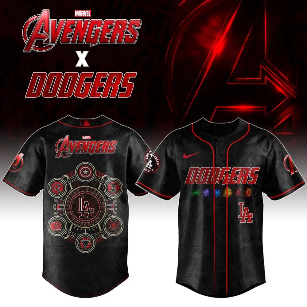 Exclusive Avengers X Dodgers Jersey - Limited Edition Fan Gear For Marvel & Baseball Lovers