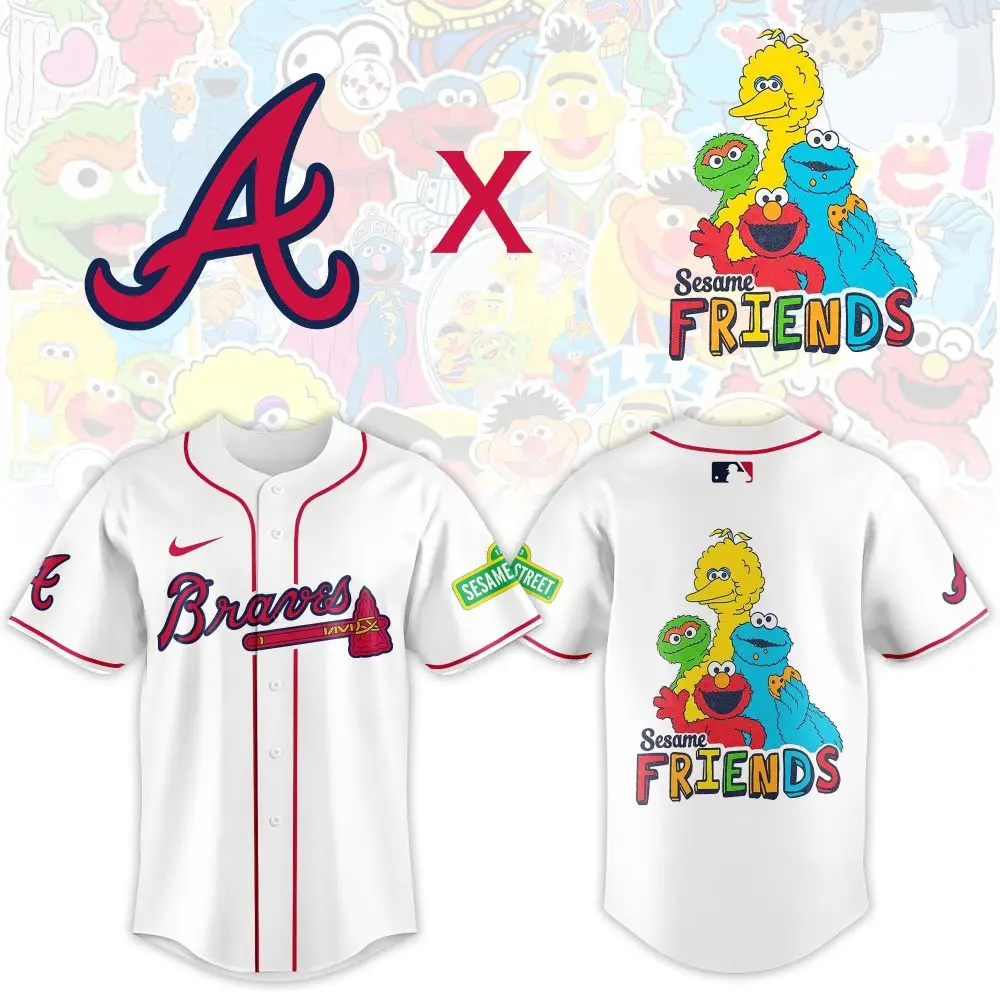 Exclusive Braves X Sesame Street Jersey – Celebrate With Sesame Friends Style!