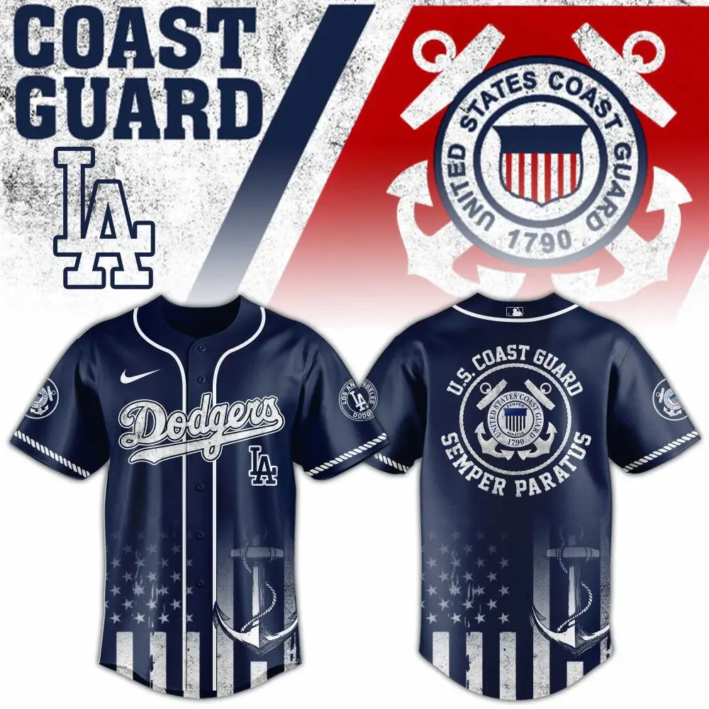 Exclusive Dodgers Coast Guard Honor Jersey – Show Your Pride With Style!