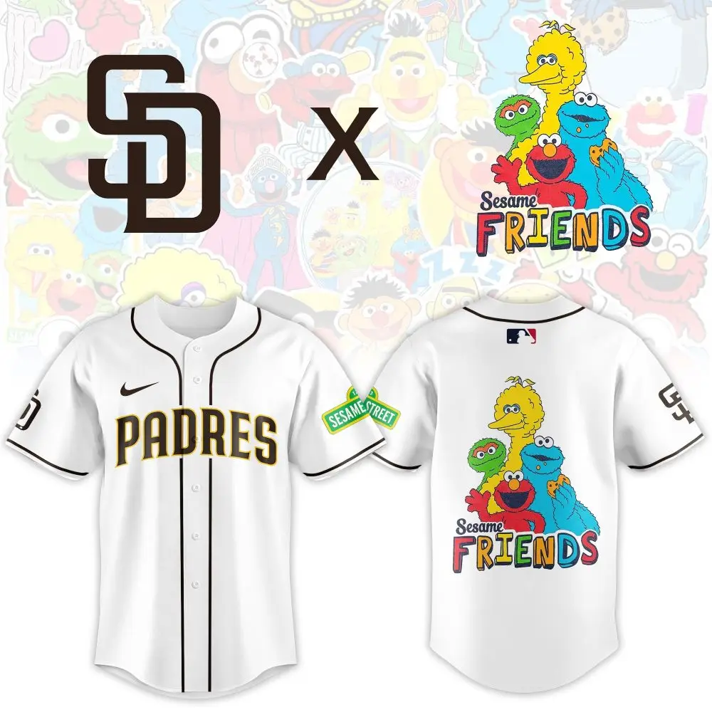 Exclusive Padres X Sesame Street Jersey - Limited Edition Fan Gear