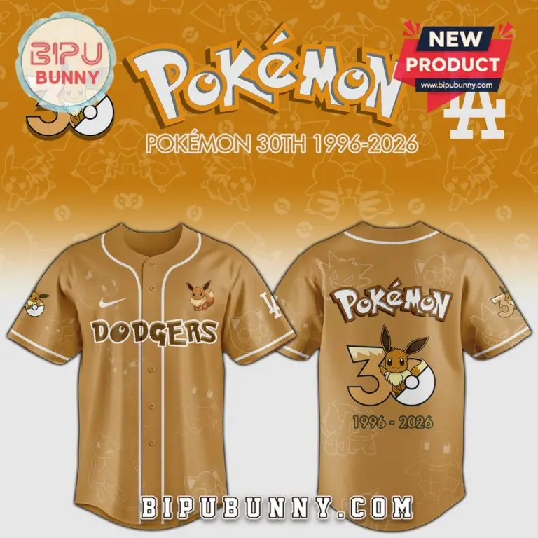 Exclusive Pokémon 30Th Anniversary Dodgers Jersey - Limited Edition Collectible 1996-2026