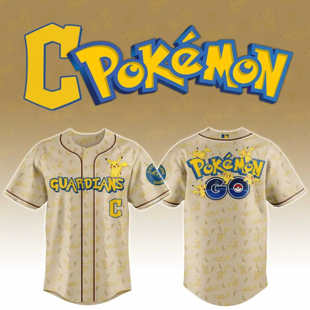 Exclusive Pokémon Go Guardians Jersey – Pikachu Design , Limited Edition Fan Gear Exclusive Pokémon Go Guardians Jersey – Pikachu Design , Limited Edition Fan Gear - Image 1
