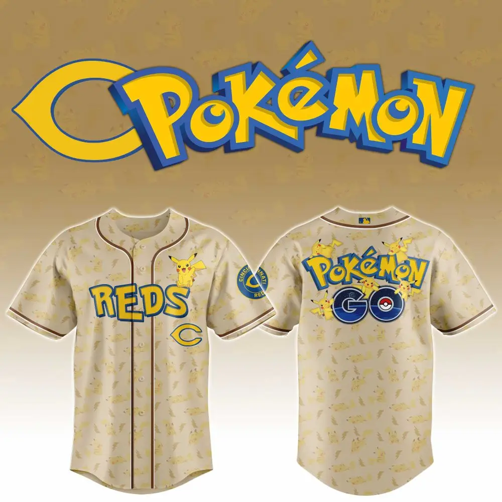 Exclusive Pokémon Pikachu Baseball Jersey - Perfect For Fans & Collectors!