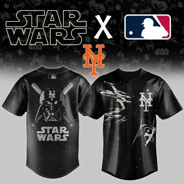 Exclusive Star Wars X Ny Mets Jersey - Limited Edition Baseball Fan Gear Exclusive Star Wars X Ny Mets Jersey - Limited Edition Baseball Fan Gear - Image 1