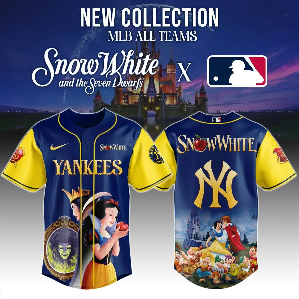 Exclusive Yankees Snow White Jersey – Disney Mlb Collection For Fans