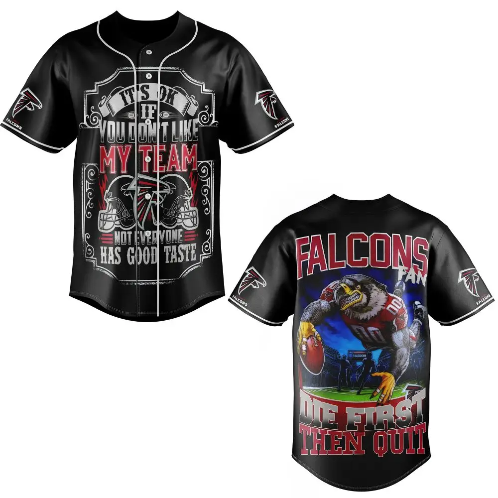 Falcons Fan Jersey - Bold Graphic Design, Ultimate Game Day Wear