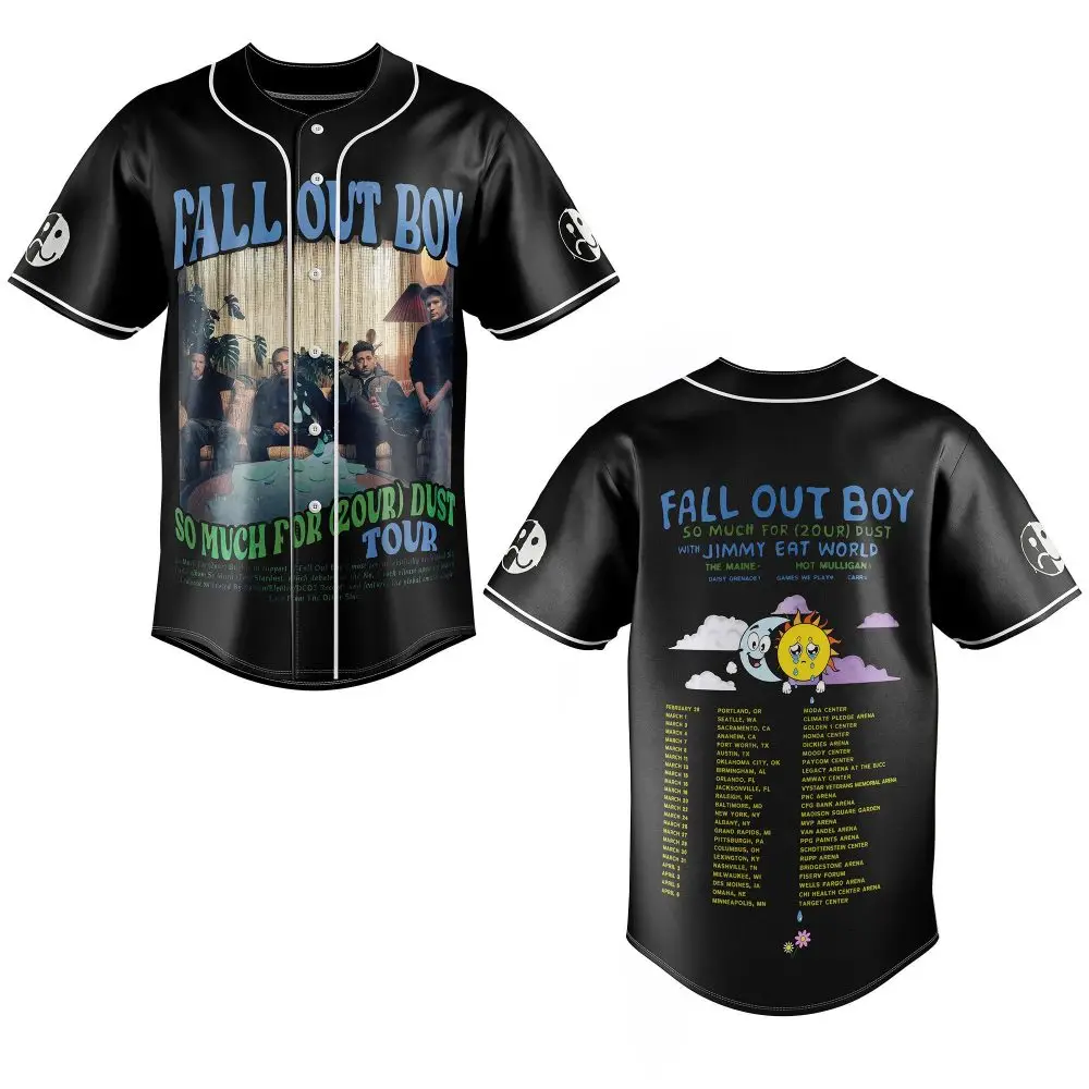 Fall Out Boy 2023 Tour Jersey – Limited Edition Fan Gear For Music Lovers