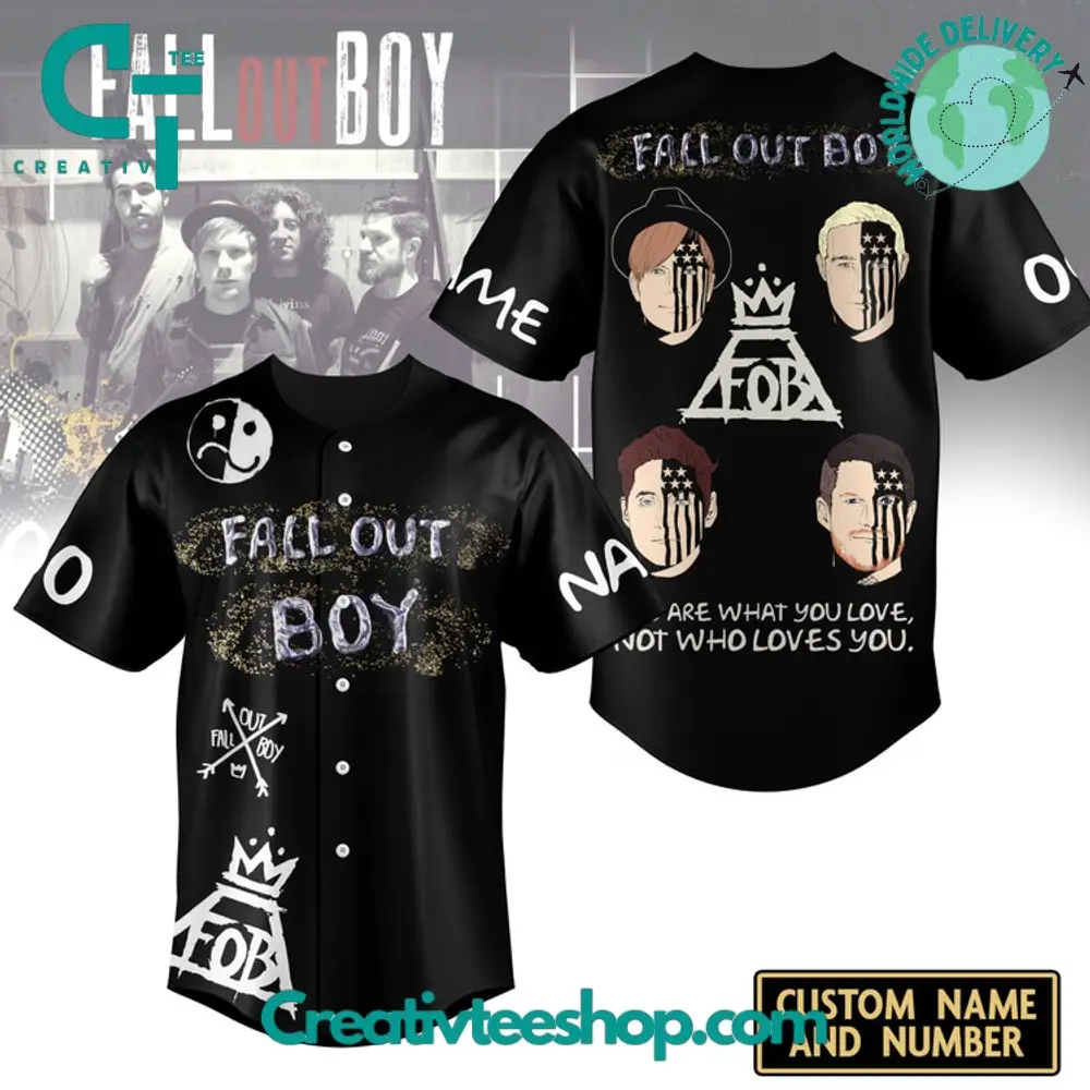 Fall Out Boy Baseball Jersey Fall Out Boy Baseball Jersey - Image 1
