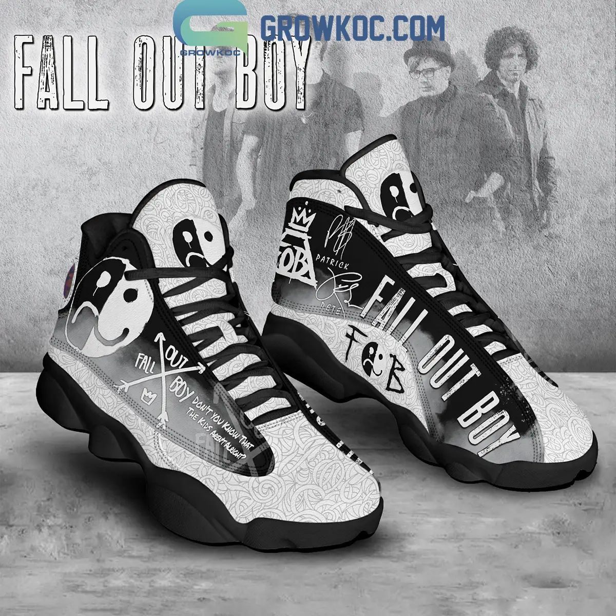 Fall Out Boy The Kids Aren't Alright Fan Air Jordan 13 Shoes