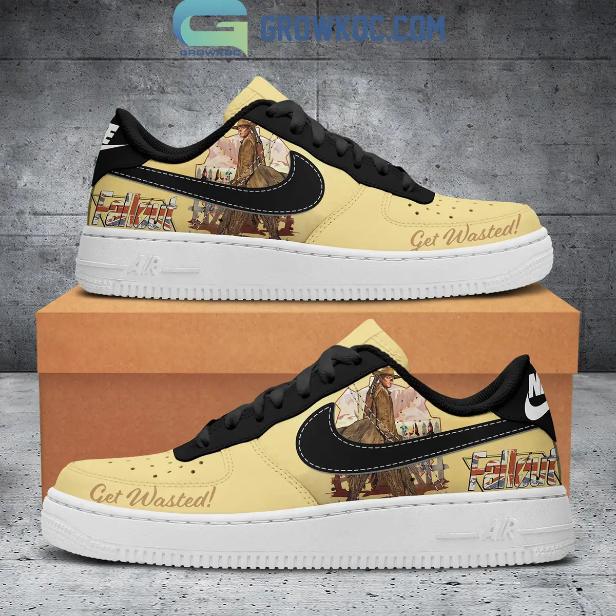 Fallout Get Wasted In Wasteland Air Force 1 Shoes