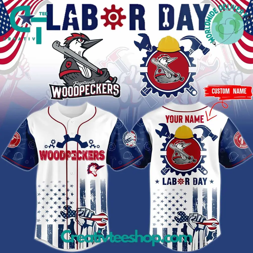 Fayetteville Woodpeckers Labor Day 2025 Custom Jersey