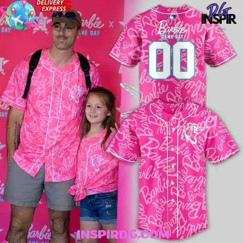 Fayetteville Woodpeckers X Barbie Game Day Special Baseball Jersey