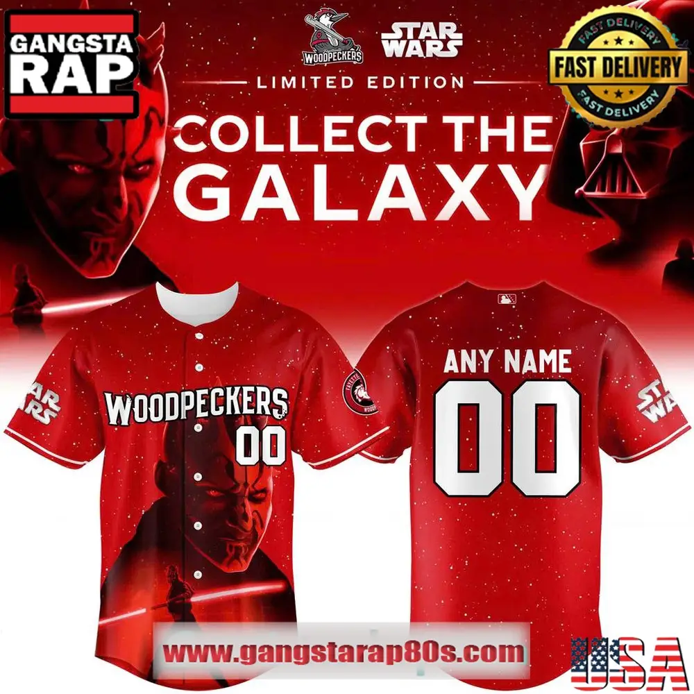 Fayetteville Woodpeckers x Star Wars Baseball Jersey 2025