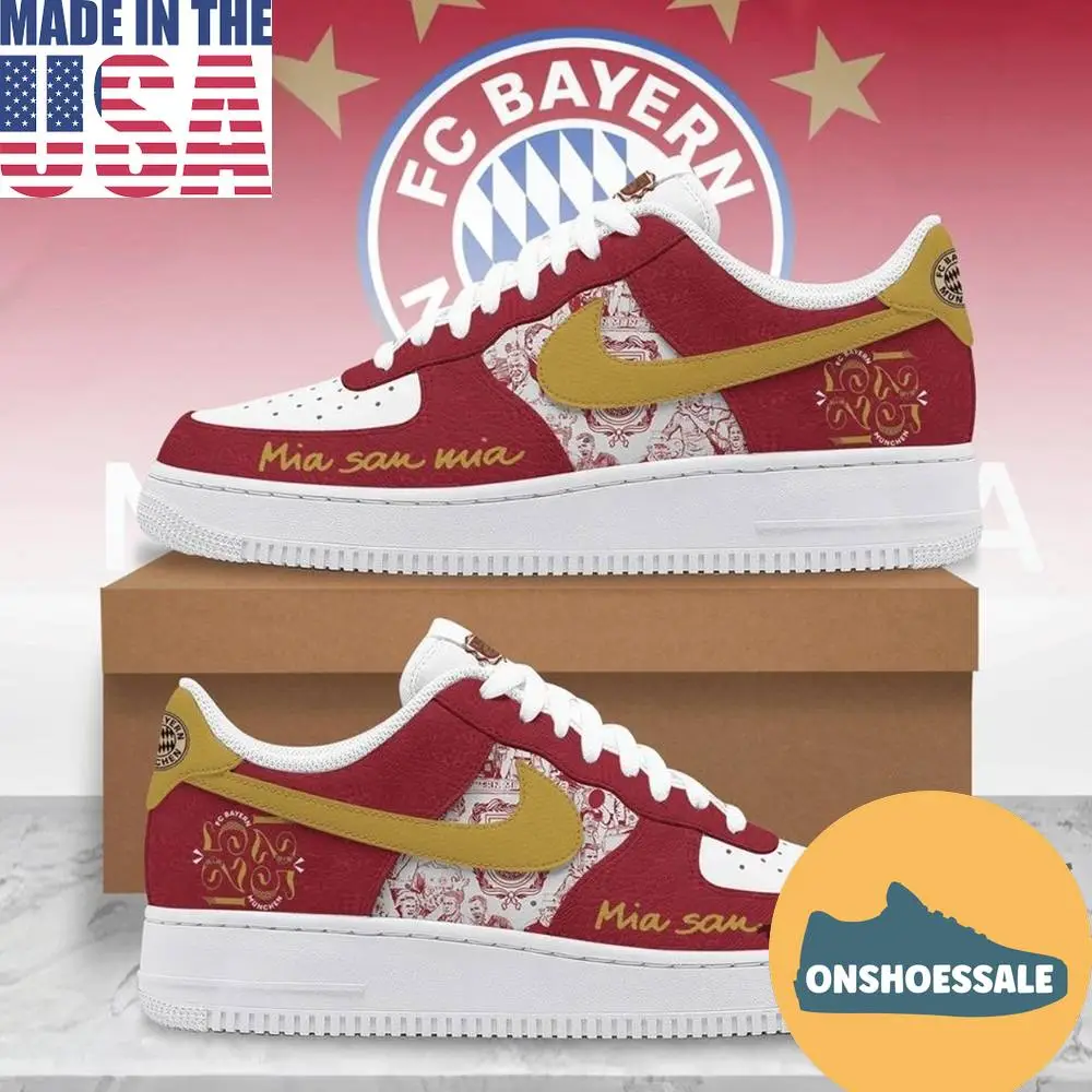 Fc Bayern Munich Mia San Mia 2025 Air Force 1 Shoes - Best Gift Shoes