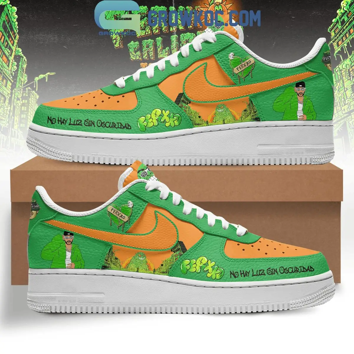 Ferxxo No Hay Luz Sin Oscuridad Air Force 1 Shoes