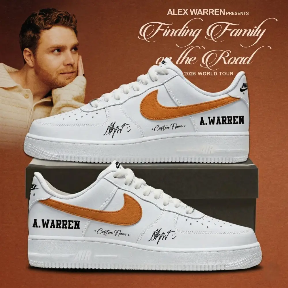 Finding Family Alex Warren Tour 2026 Air Force 1 Shoes V4 
