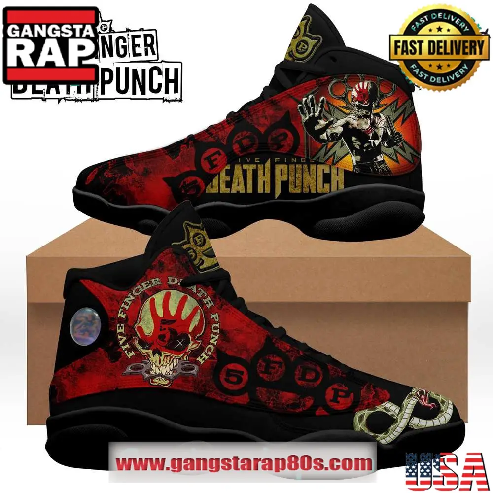 Five Finger Death Punch Air Jordan 13 Sneakers Shoess Five Finger Death Punch Air Jordan 13 Sneakers Shoess - Image 1