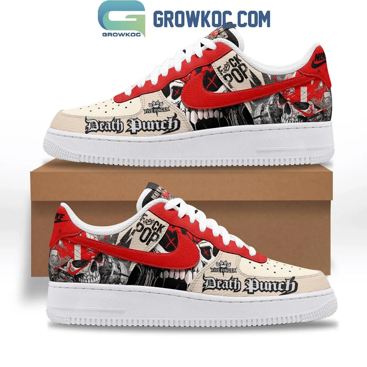 Five Finger Death Punch Fuck Pop Air Force 1 Shoes