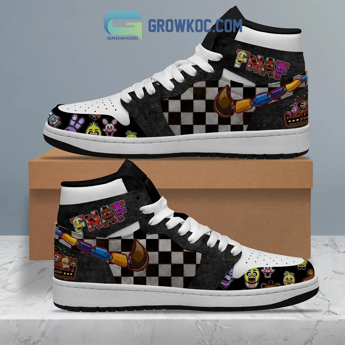 Five Night At Freddy's Scary Air Jordan 1 Shoes