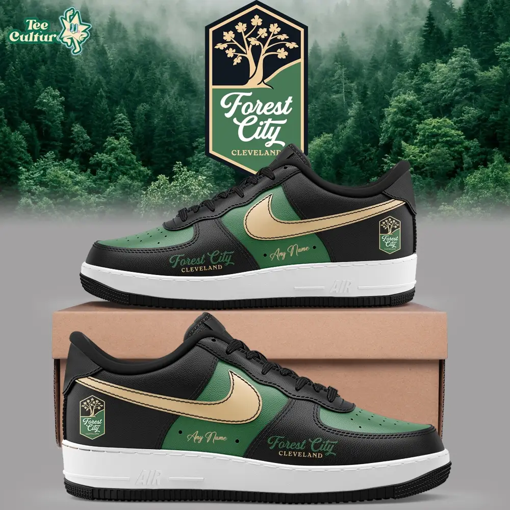 Forest City Cleveland Custom Name Air Force 1 Shoes Limited Edition 2026 Forest City Cleveland Custom Name Air Force 1 Shoes Limited Edition 2026 - Image 1