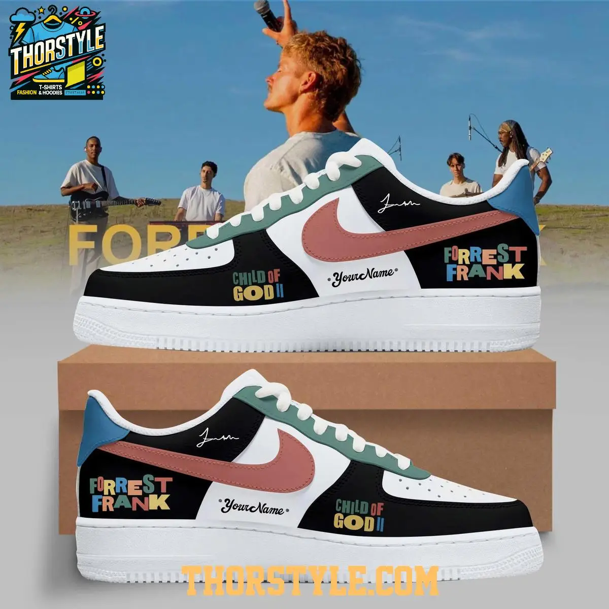 Forrest Frank The Jesus Generation Tour 2026 Personalized Air Force 1 Shoes