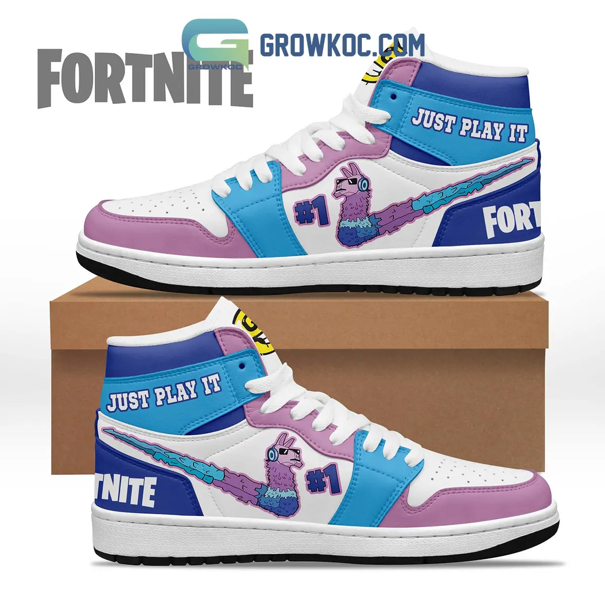 Fortnite Just Play It Air Jordan 1 Shoes Sneaker