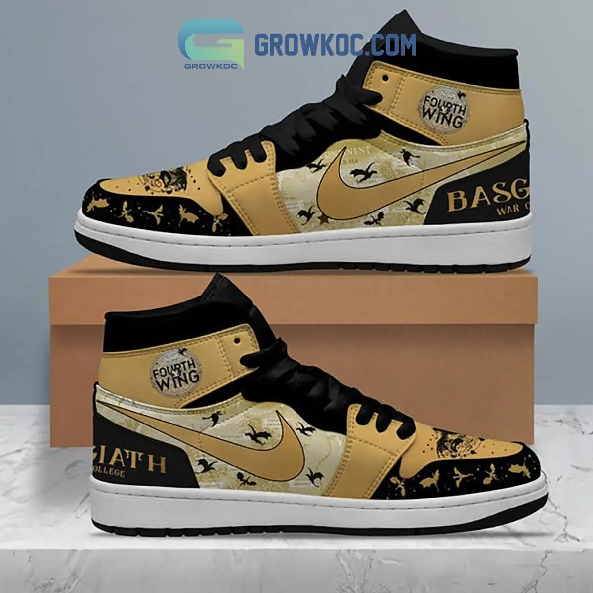 Fourth Wing Fan Love Air Jordan 1 Shoes