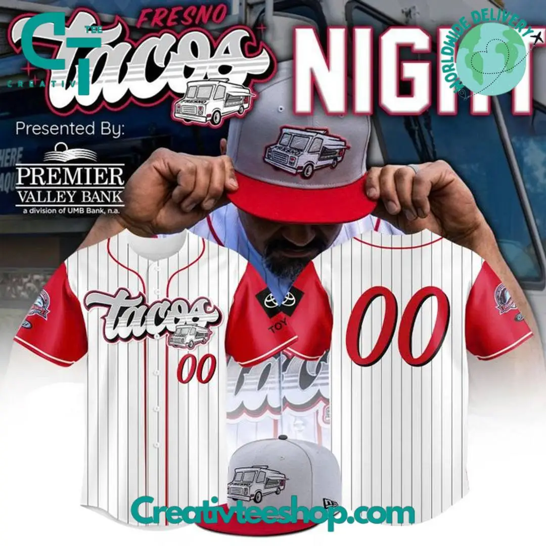 Fresno Grizzlies Tacos Night Special Baseball Jersey