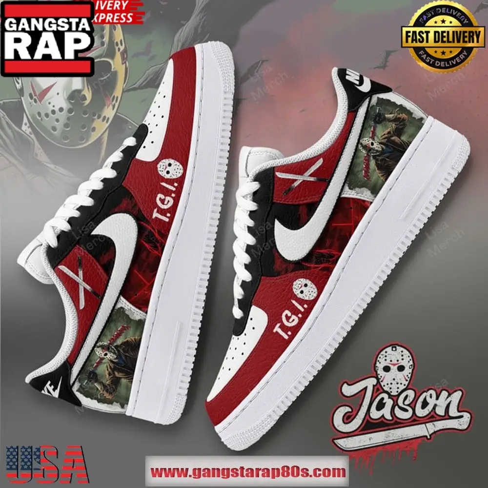 Friday the 13th Limited Edition Air Force 1 Sneakers Shoes