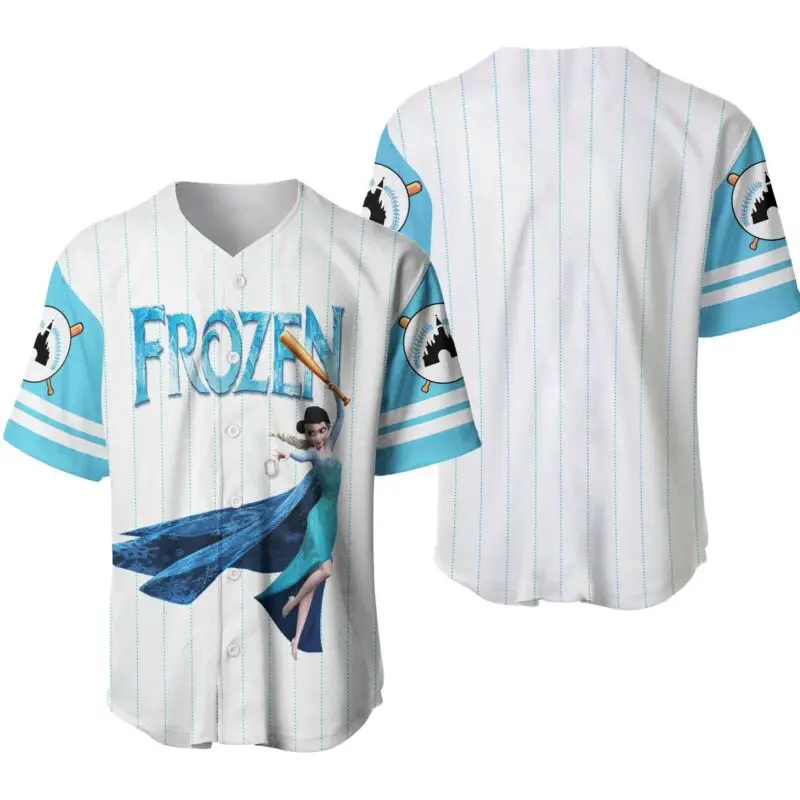 Frozen Baseball Jersey - Cool Elsa Design For Kids & Fans - Perfect Gift!