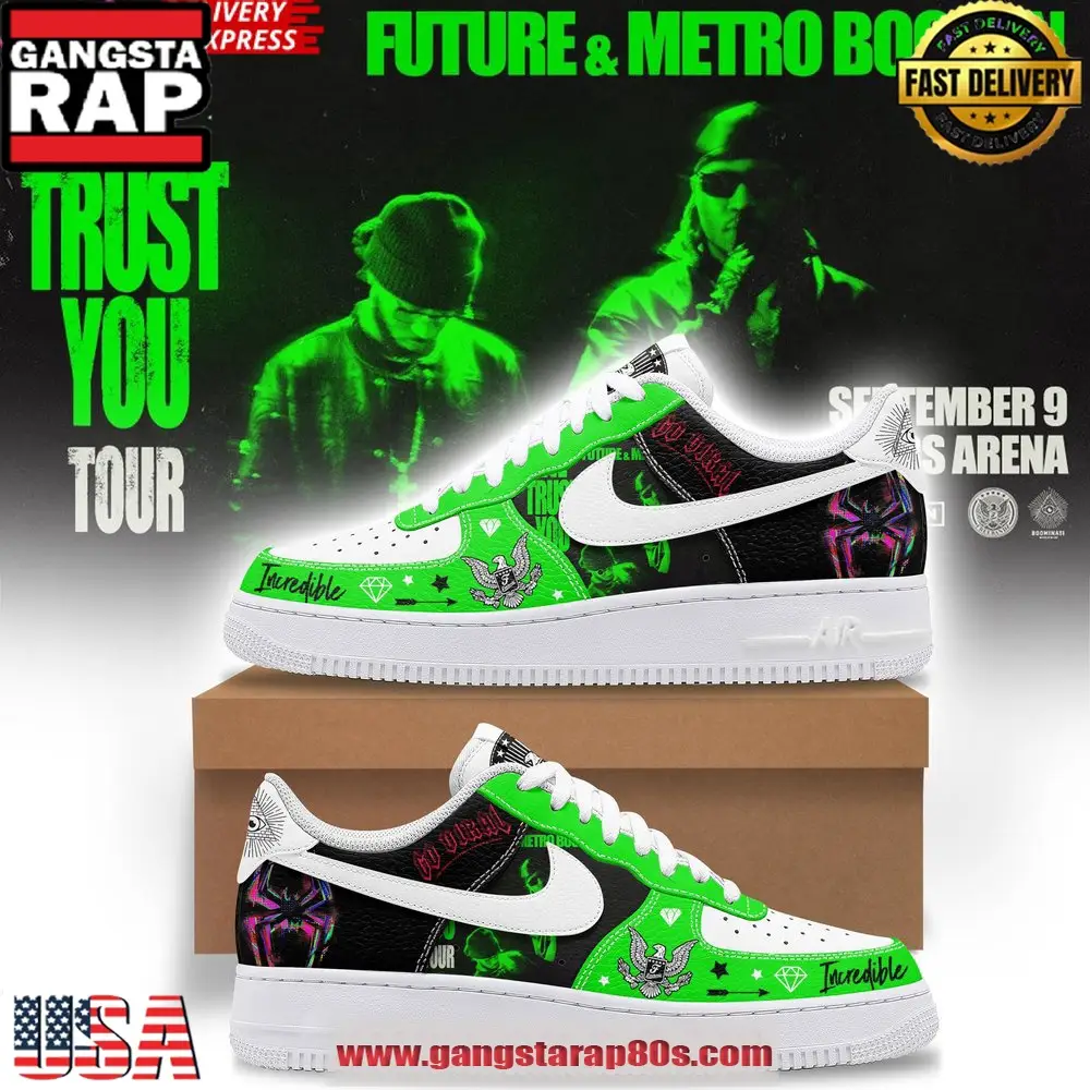 Future & Metro Boomin Limited Edition Air Force 1 Sneakers Shoes