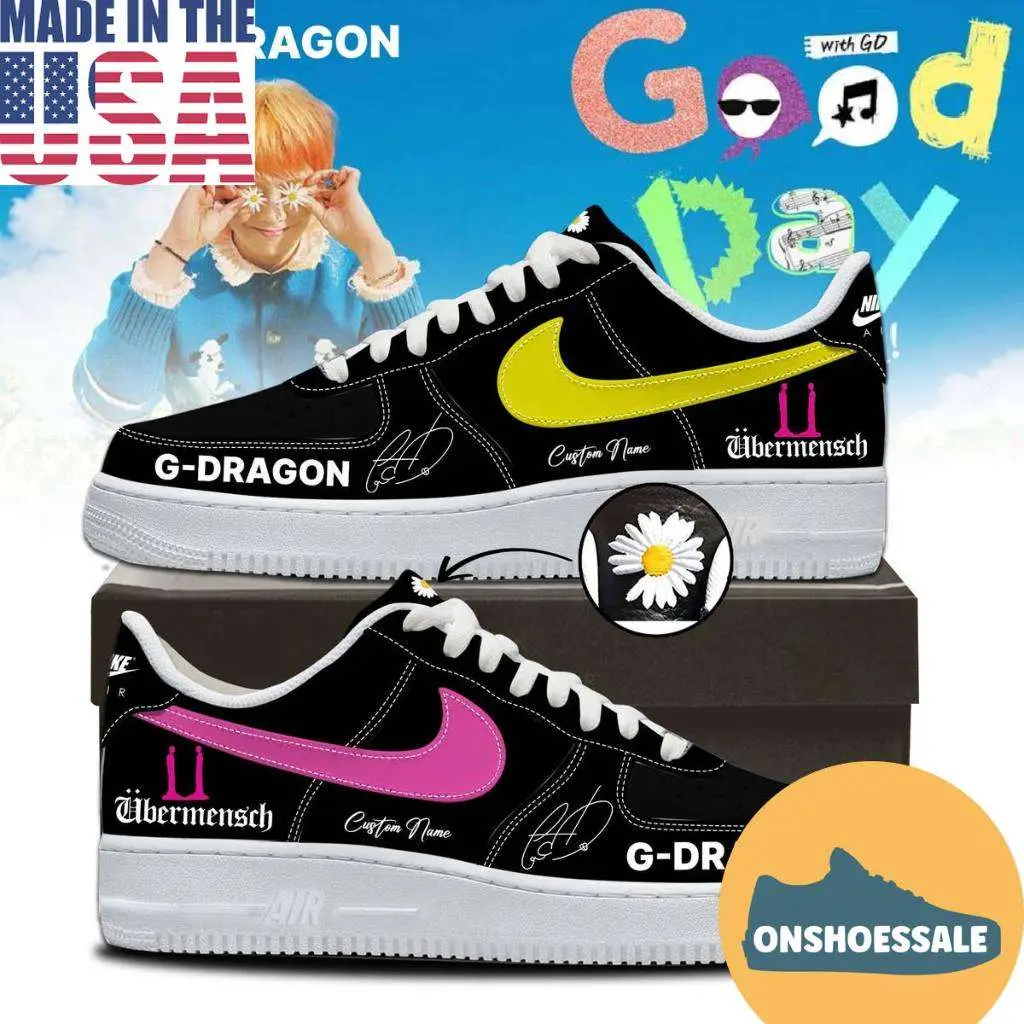 G-Dragon Ubermensch Air Force 1 Shoes - Best Gift Shoes