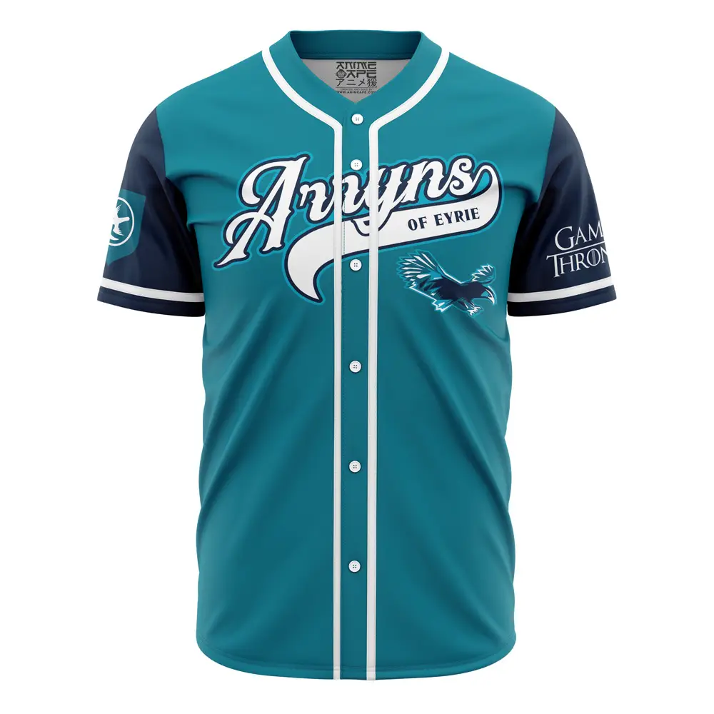 Game Of Thrones Arryns Of Eyrie Baseball Jersey – Premium Fan Apparel