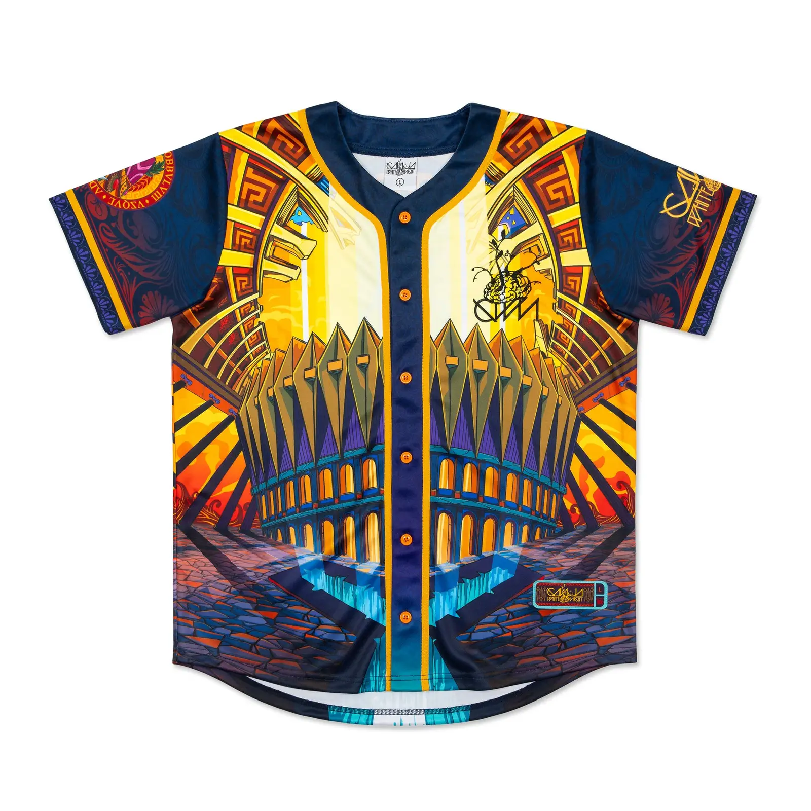 Ganja White Night Merch Baseball Jersey Wobble Coliseum III Baseball Jersey Gift For Music Fan - Tazila