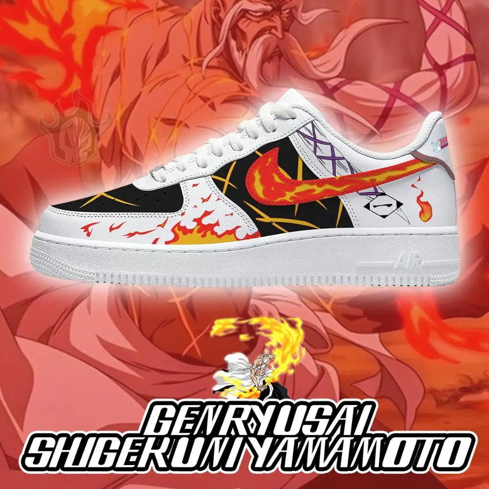 Genryusai Shigekuni Yamamoto Bleach AF1 Shoes