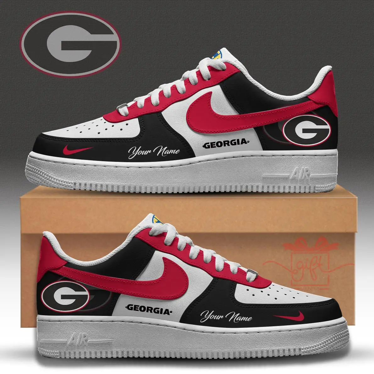 Georgia Bulldogs Special Edition Air Force 1 Sneakers | SZ75