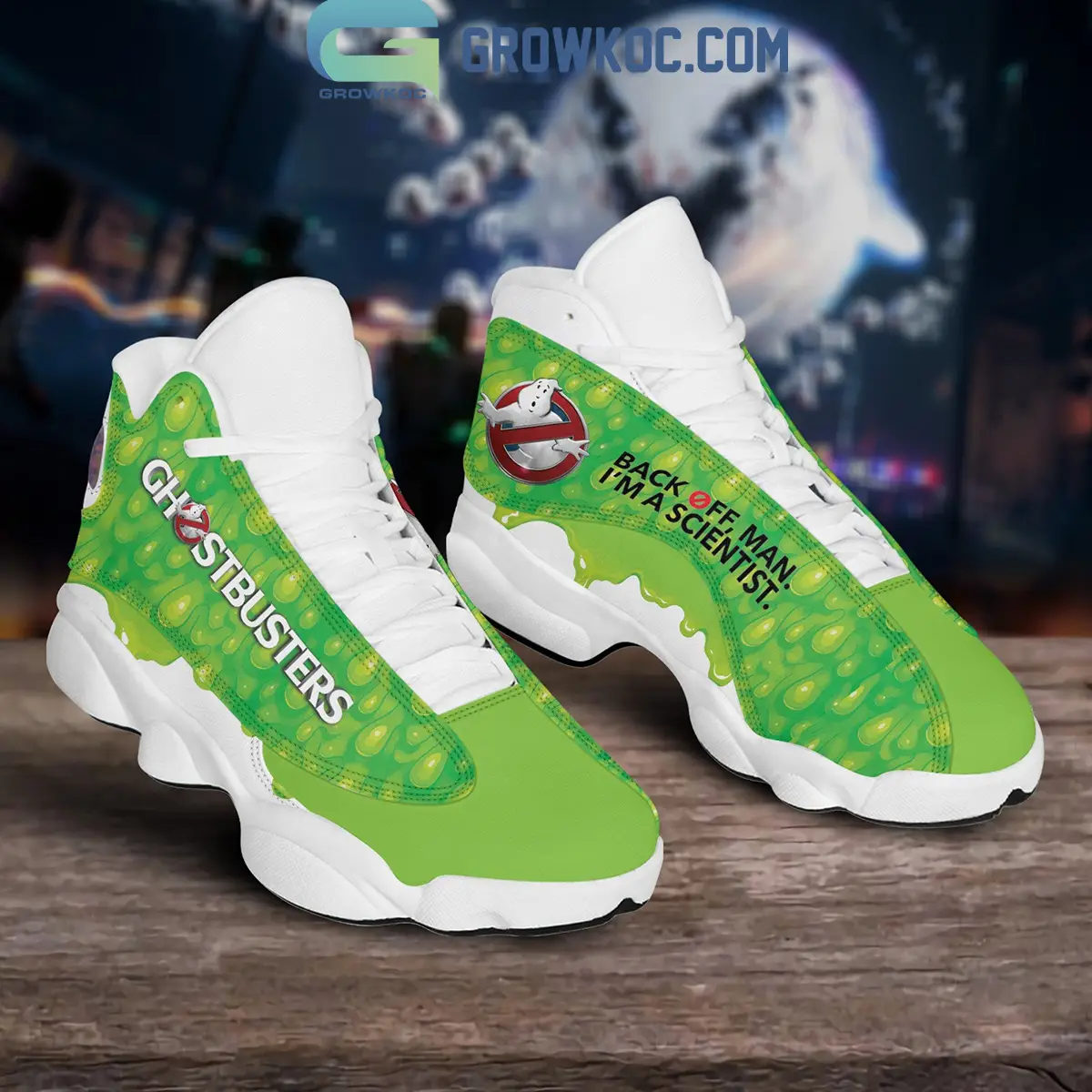 Ghostbusters Back Off Man I'm A Scientist Air Jordan 13 Shoes
