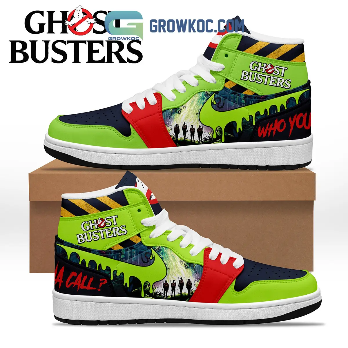 Ghostbusters Who You Gonna Call Save You Air Jordan 1 Shoes