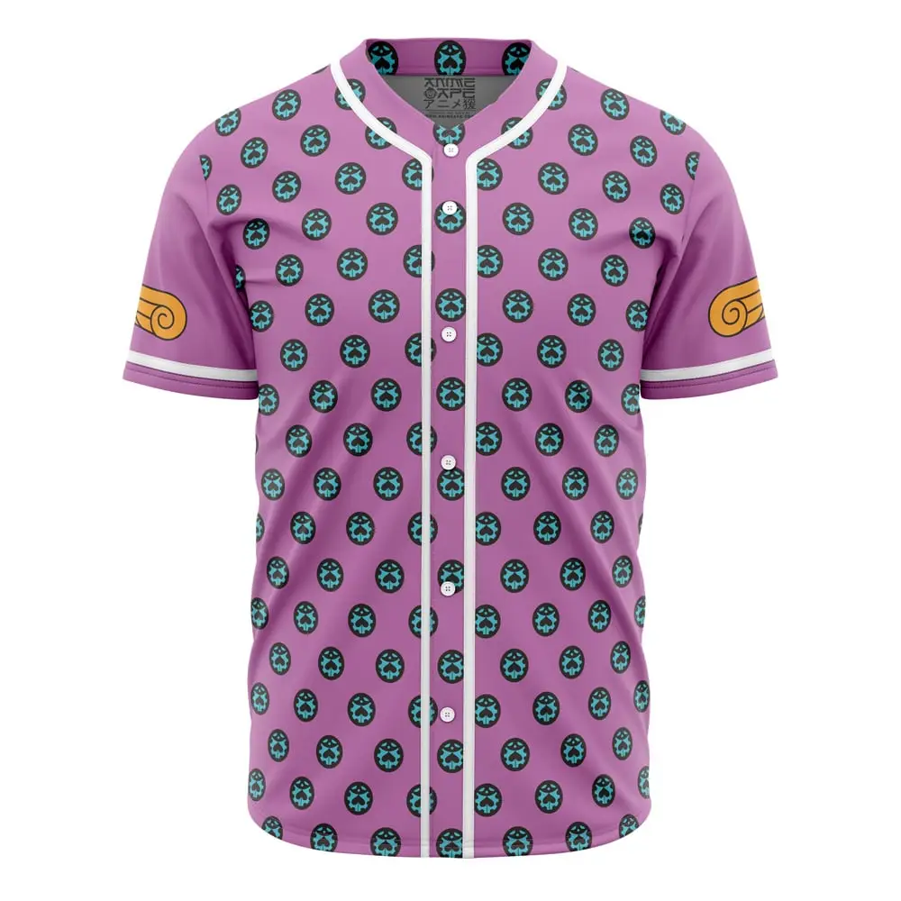 Giorno Giovanna Anime Jojo’S Bizarre Adventure Baseball Jersey