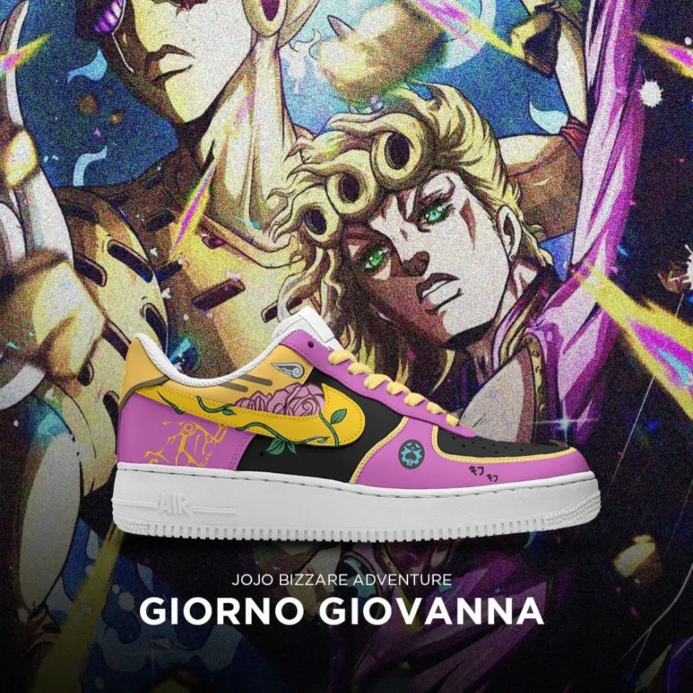 Giorno Giovanna Jojo's Bizarre Adventure Low Top Shoes